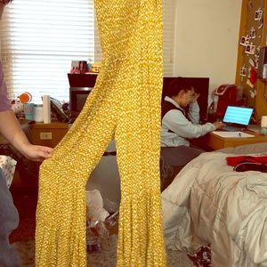 Bell bottom jumpsuit